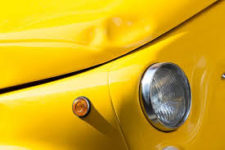 Dent in Vehicle